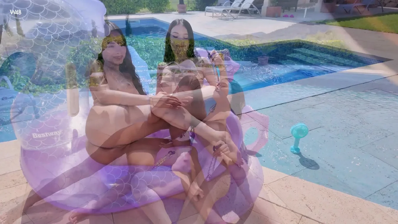 Watch4Beauty Liloo And Wikki Kee Two Dildos Backstage XXX